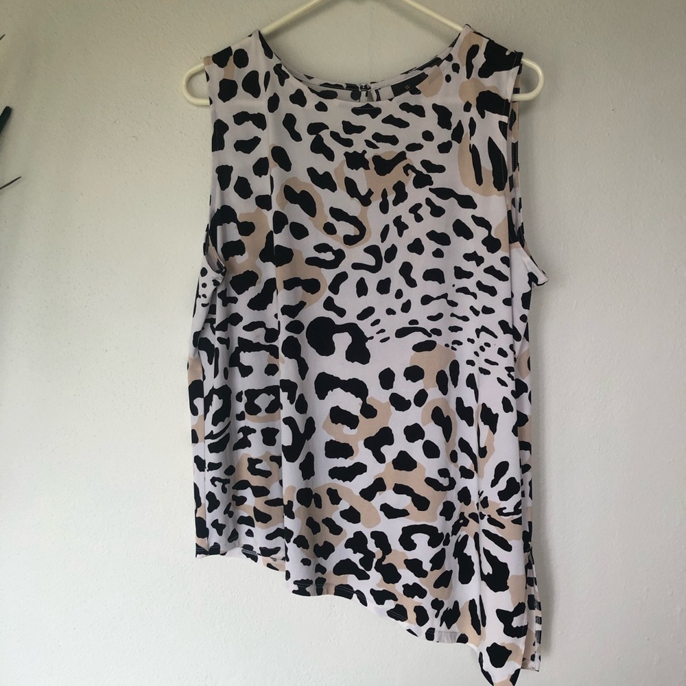 Animal print blouse